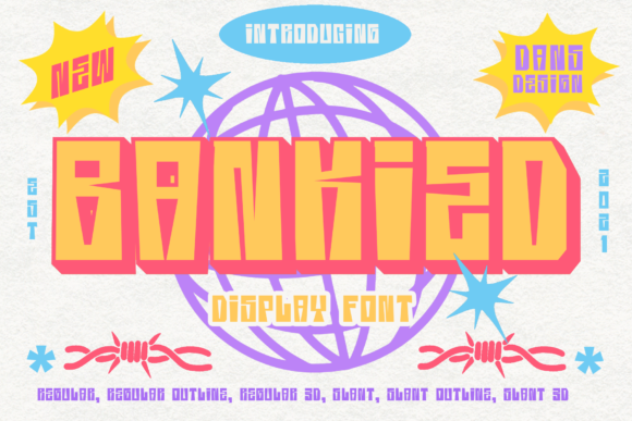 Bankied: The Chunky Bold Font That Makes Creativity Pop