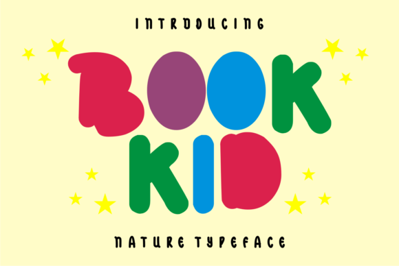 Book Kid: The Trendy Display Font for Standout Design