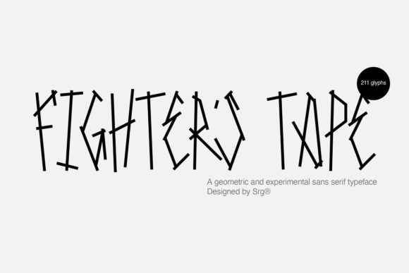 Fighter s Tape: The Quirky, Creepy Display Font for Bold Designs