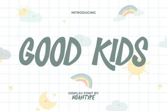 Good Kids: The Playful Display Font for Authentic Branding