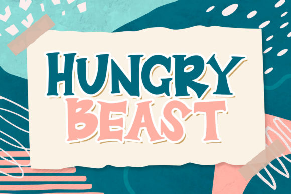 Hungry Beast: The Playful Display Font for Creative Projects