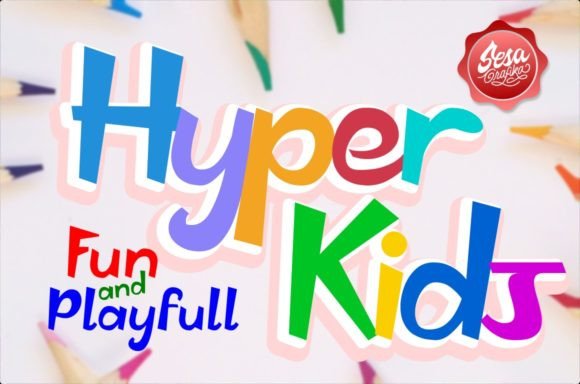 Hyper Kids: The Bold Display Font That Brings Energy to Every Project