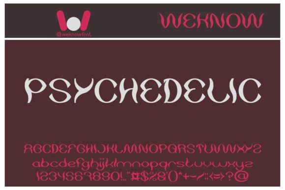 Psychedelic Font Evaluation