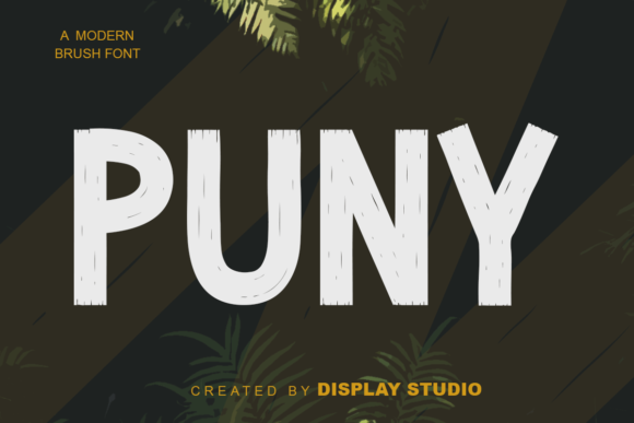 Puny: The Organic Display Font That Transforms Your Designs