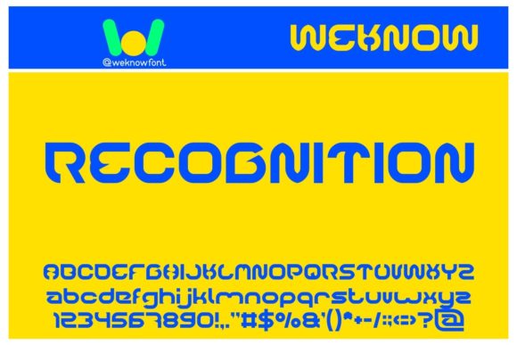Recognition: The Techno Display Font That Elevates Every Creative Project