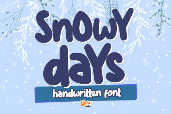 Snowy Days: The Playful Display Font That Brings Winter Charm to Any Project