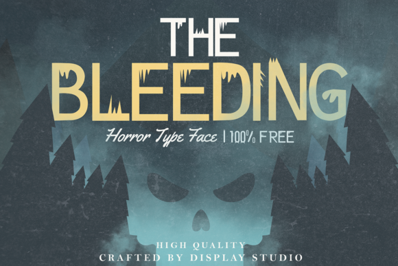 The Bleeding Font: Elevating Horror and Dark Design Aesthetics