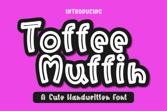 Toffee Muffin: A Playful Display Font for Creative Designs